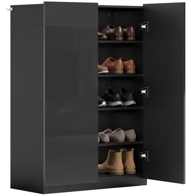 Produktbild von HOMCOM Schuhschrank, Schuhregal mit Verstellbaren Ablagen, Belüftungslöchern
