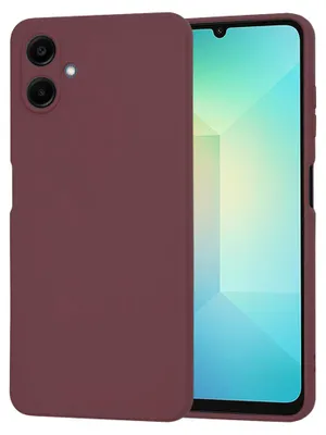 Zdjęcie produktu dla Techsuit SoftFlex – etui na Samsung Galaxy A06 – śliwkowoczerwone