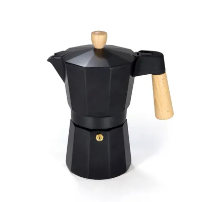 Produktbild von Origin Outdoors Espresso Maker 'Bellanapoli' 6 Tassen mit Echtholzgriff