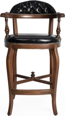 Produktbild von Barhocker Stühle Stuhl Design Holzstuhl Esszimmerstuhl Hocker Chesterfield Bar