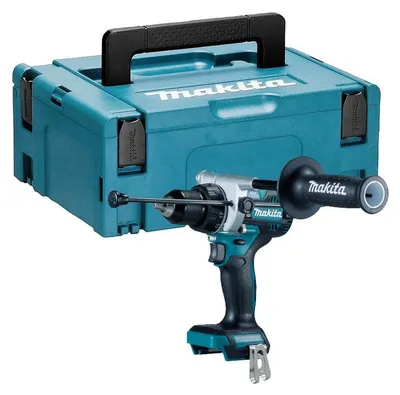 Zdjęcie produktu dla Makita DHP 486 ZJ akumulatorowa wiertarko-wkrętarka udarowa 18 V 130 Nm bezszczotkowa + Makpac - bez akumulatora, bez ładowarki