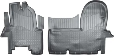 Zdjęcie produktu dla gumowe dywaniki podłogowe 3D do IVECO Daily IV + V | BJ 2006-2014 | dopasowane z krawędzią