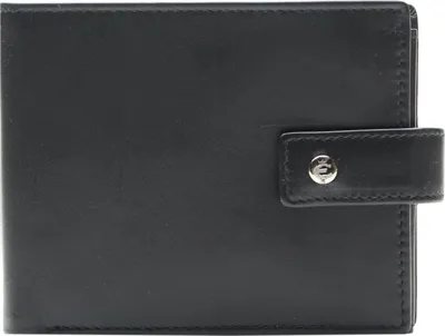 Produktbild von Esquire Leder Geldbörse New Silk Wallet Quer with Flap Black schwarz