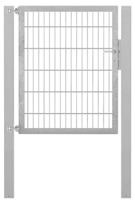 Zdjęcie produktu dla GAH-Alberts 649241, Ogrodzenie metalowe, Gate, Ogrodzenie graniczne, Stal, Stal, Powłoka galwanizowana zanurzeniowo na gorąco