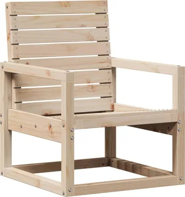 Produktbild von vidaXL Gartenstuhl 57,5x63x76 cm Massivholz Kiefer