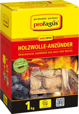 Produktbild von ProFagus Holzwolle-Anzünder ökologisch 1 kg