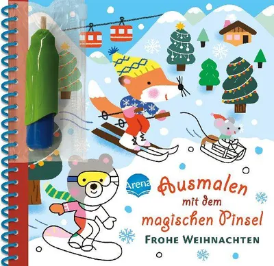 Produktbild von Ausmalen mit dem magischen Pinsel. Frohe Weihnachten