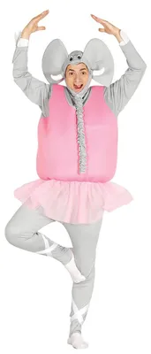 Produktbild von rosa Männer Elefanten Ballerina Junggesellenabschied Rock Tütü Herrenkostüm, Größe:M