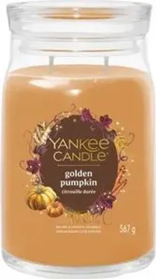 Produktbild von Signature Large Jar 2-Docht - Golden Pumpkin