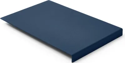 Produktbild von Mauspad Echtes Leder Blau cm 20x32 - Mousepad Struktur aus Stahl mit Kantenschutz - Hergestellt in Italien