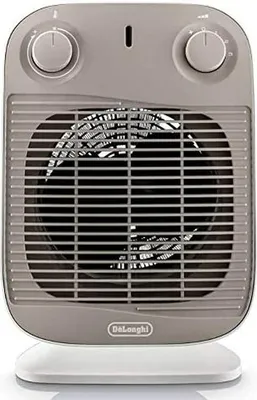 Obrázek produktu pro De’Longhi HFS50C22, Elektrický přímotop s ventilátorem, IP21, Vnitřní, Podlaha, Bílá, Otočné