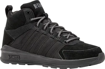 A black K-Swiss Vista Trainer boot is shown against a white background.