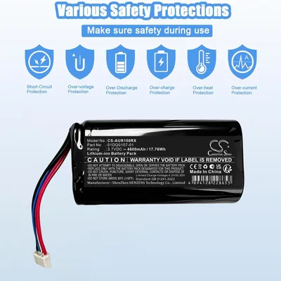 Immagine prodotto di TECHTEK Batteria compatibile con [Autel] Evo V1 Remote Controller, Evo V2 Remote Controller sostituisce 01DQ0107-01, per EF7
