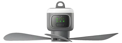 Produktbild von Deckenventilator, USB wiederaufladbar, Fernbedienung, Hellgrau