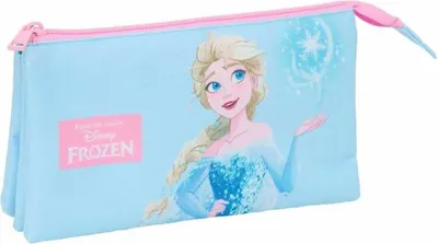 Immagine prodotto di Astuccio triplo multiuso Frozen Blue Pink 22 x 12 x 3 cm
