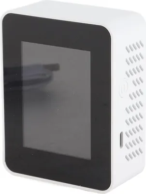 Zdjęcie produktu dla czujnik 2CO1T, miernik powietrza LCD, czujnik jakości powietrza, tester jakości, monitor temperatury i wilgotności z alarmem i monitorowaniem w czasie rzeczywistym dla rodziny (BIAŁY)