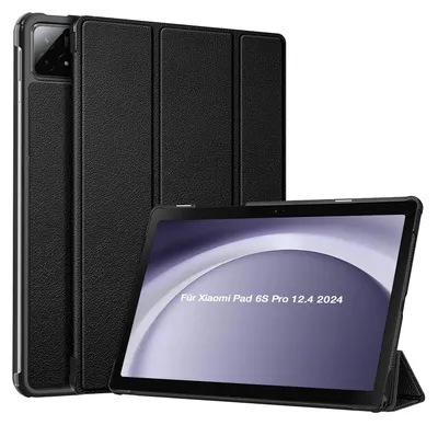 Produktbild von Schutzhülle für Xiaomi Pad 6S Pro 12.4 Zoll Cover Case Schutz Tablet Farbe: Schwarz