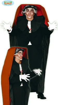 Produktbild von Vampir im Sarg Halloween Kostüm für Herren Gr. M/L, Größe:L
