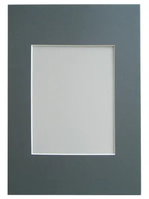 Produktbild von Walther Schrägschnitt-Passepartout 20x30 cm (13x18 cm) anthrazit