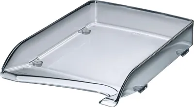 Produktbild von Leitz Briefablage Elegant 52200090 DIN A4 stapelbar PS graublau