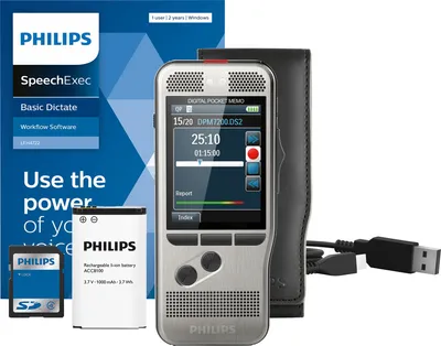 Immagine prodotto di Philips Pocket Memo DPM7200 - Voicerecorder - 200 mW (DPM7200/02)