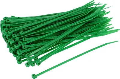 Produktbild von Set: 100x Kabelbinder 4,6 x 200mm grün