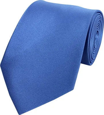 Produktbild von Fabio Farini - 1 Stück Herren Krawatte Blautöne - verschiedene Blaue Männer Schlips in 8cm Breit (8cm), Blau Uni Einfarbig - Meridian Blue