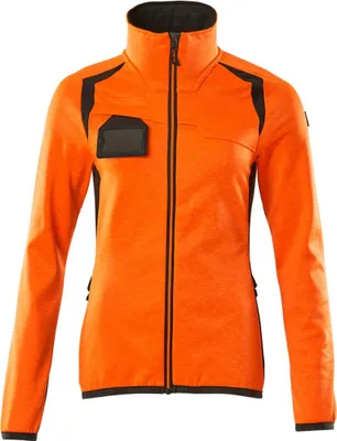 Produktbild von Mascot Fleecepullover mit Reißverschluss 19453, Damen Gr. 5XL, hi-vis orange/dunkelanthrazit
