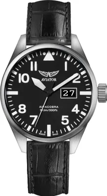 Image de Montre Aviator pour homme V.1.22.0.148.4 noir