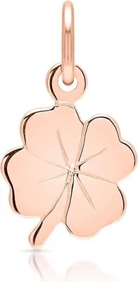 Produktbild von Kleeblatt Anhänger aus rosévergoldetem Silber