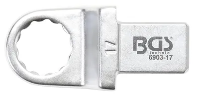 Produktbild von BGS 6903-17 Einsteck-Ringschlüssel, 17 mm, Aufnahm e 14 x 18