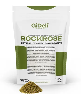 Produktbild von Cistus Incanus Tee 200g Zistrosenkraut Polyphenole Naturrein Zistrosentee GiDeli