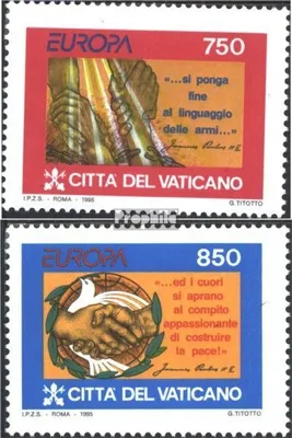 Produktbild von Briefmarken Vatikanstadt 1995 Mi 1141-1142 (kompl.Ausg.) postfrisch Europa