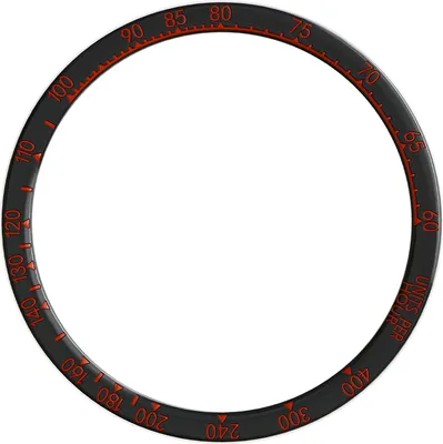 Obrázok produktu pre INF Čierno-červený rámček pre Fenix 8 (51 mm) - Farebná edícia