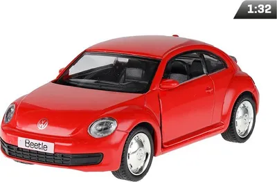 Zdjęcie produktu dla Model 1:32, RMZ VW New Beetle, czerwony