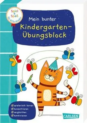 Produktbild von Spiel+Spaß für KiTa-Kinder: Mein bunter Kindergarten-Übungsblock