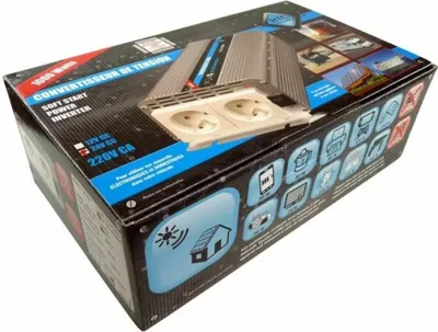 Productafbeelding van Stroomomvormer HTC EQUIPEMENT, 1000 W, 24 V, 220-240 V