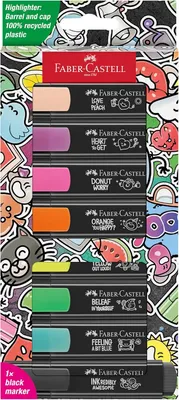 Produktbild von Faber-Castell Textliner Graffiti 8er Kartonetui