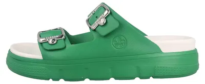 Produktbild von Rieker Pantoletten in Übergrößen Grün P2180-53 große Damenschuhe