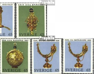 Produktbild von Briefmarken Schweden 1971 Mi 723Do,Du,724Do,Du,725Do, Du,726Do,Du,727Do,Du (kompl.Ausg.) postfrisch Reichskleinodien