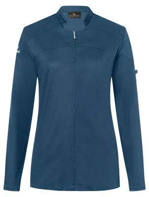 Produktbild von KARLOWSKY Damen Kochjacke DIAMOND-CUT® Excellence Stahlblau 36