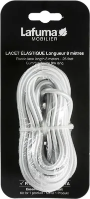 Produktbild von Lafuma "Lafuma 1x Schnüre 8m für Relaxsessel Sonnenliege Gummiband weiss"