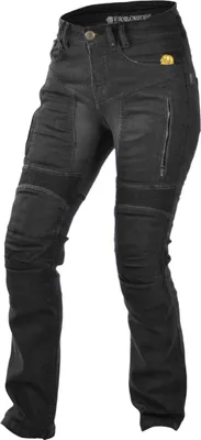 Image de Trilobite Parado Moto Jeans Double Couche Femme Noir Long 32/34