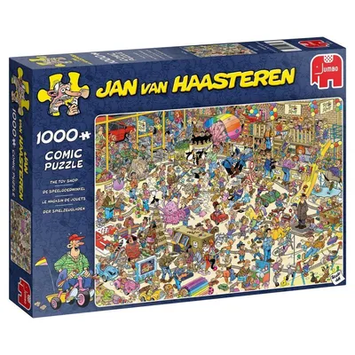 Zdjęcie produktu dla Jan van Haasteren The Toy Shop 1000 pcs, 1000 szt., Komiksy, 12 lat(a)