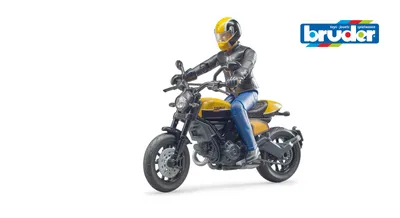 Obrázok produktu pre Voľný čas - bworld motorka Scrambler Ducati s vodičom