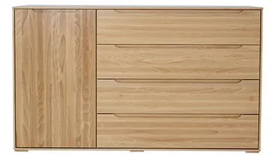 Produktbild von Kommode 150cm Sideboard Schrank Anrichte holz Schrank Möbel Kommoden Massivholz