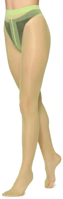 Image de Collants pour femmes Merry Style 15 DEN MSFI017 (motif herbe, taille S) .