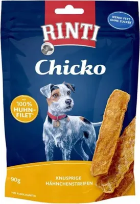 Image de Rinti 90 g x 12 Chicko Lanières de poulet
