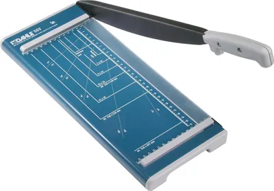 Productafbeelding van Famanu papiercutter A4, geschikt voor 8 vellen, snijcapaciteit - blauw