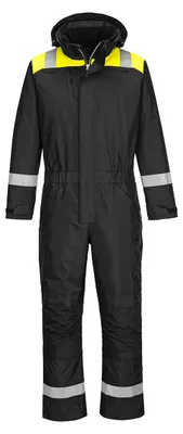 Produktbild von Portwest PW353 PW3 Winter Overall Black/Yellow Gr. S